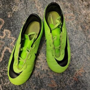Nike Green and Black Soccer Cleats